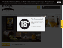 Tablet Screenshot of cervezasonline.com